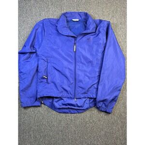 Pearl Izumi Mens Blue Convertible Cycling Jacket Windbreaker Zip Off Sleeves S